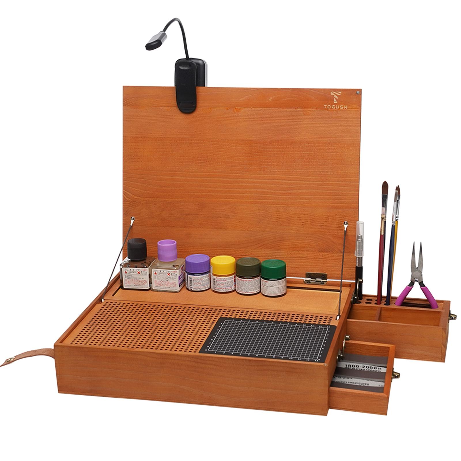 Woodworking Plans - Mesa de trabalho hobby para construção