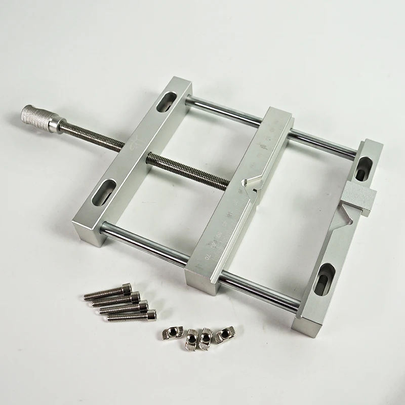 Nova Morsa Paralela CNC LY QGG - Woodworking Bench Vise avaliação e preço
