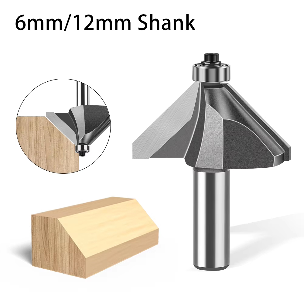 Fresa de chanfrar de 6mm e 12m - Woodworking Edge Corner Planer avaliação e preço