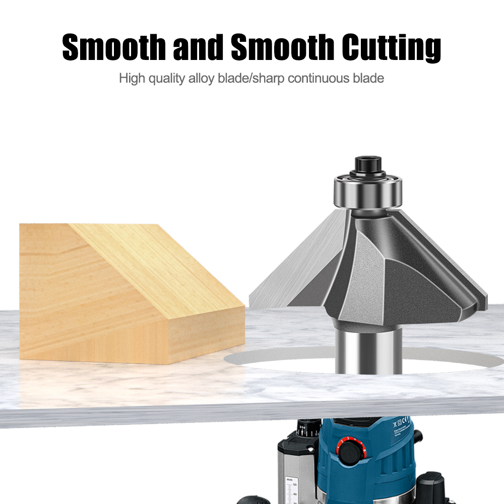 Fresa de chanfrar de 6mm e 12m - Woodworking Edge Corner Planer avaliação e preço