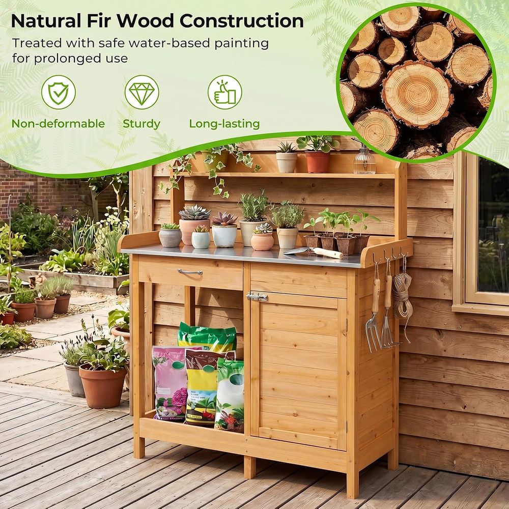 Mesa de Jardinagem Externa de  - Woodworking Bench avaliação e preço