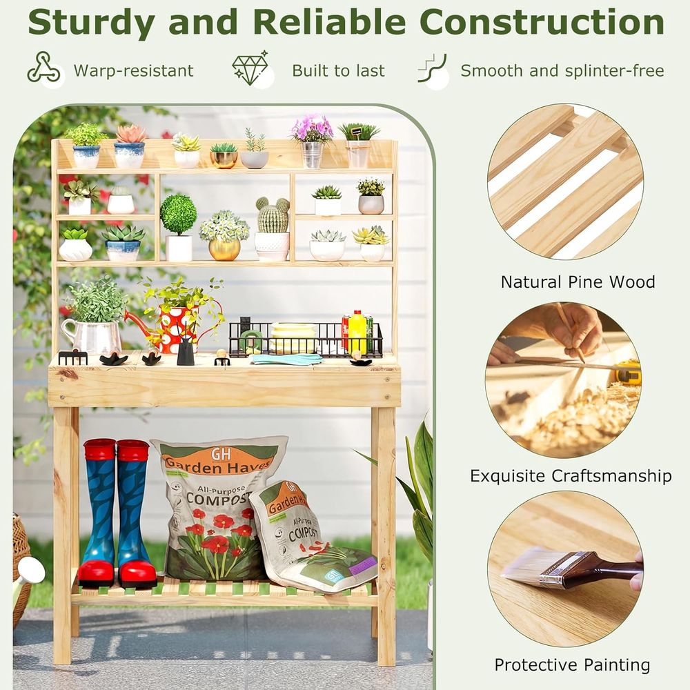 Mesa de Jardinagem, Bancada de - Woodworking Bench avaliação e preço